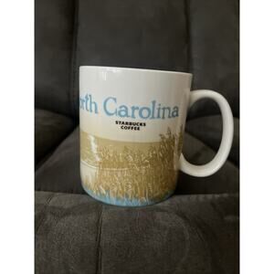 Starbucks NORTH CAROLINA Global Icon Series Coffee Mug Cup Retired 2012 16 oz
